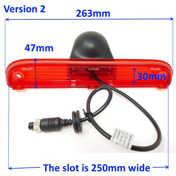 7 inch mirror monitor monitor and Fiat Ducato 700TVL brake light camera